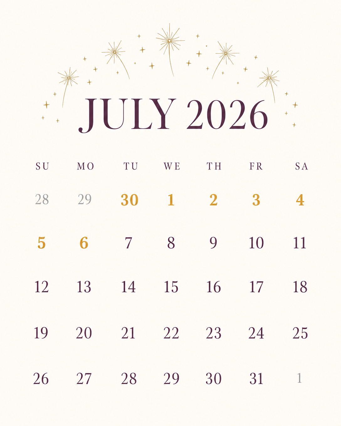 July 2026 Week of Wellness calendar from a Chiro Connect patient newsletter.