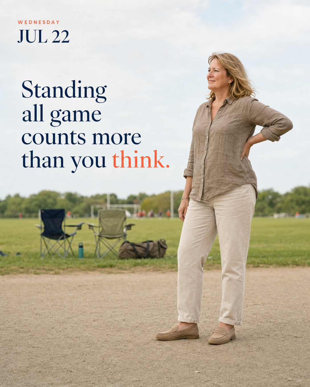 Standing all game counts more than you think